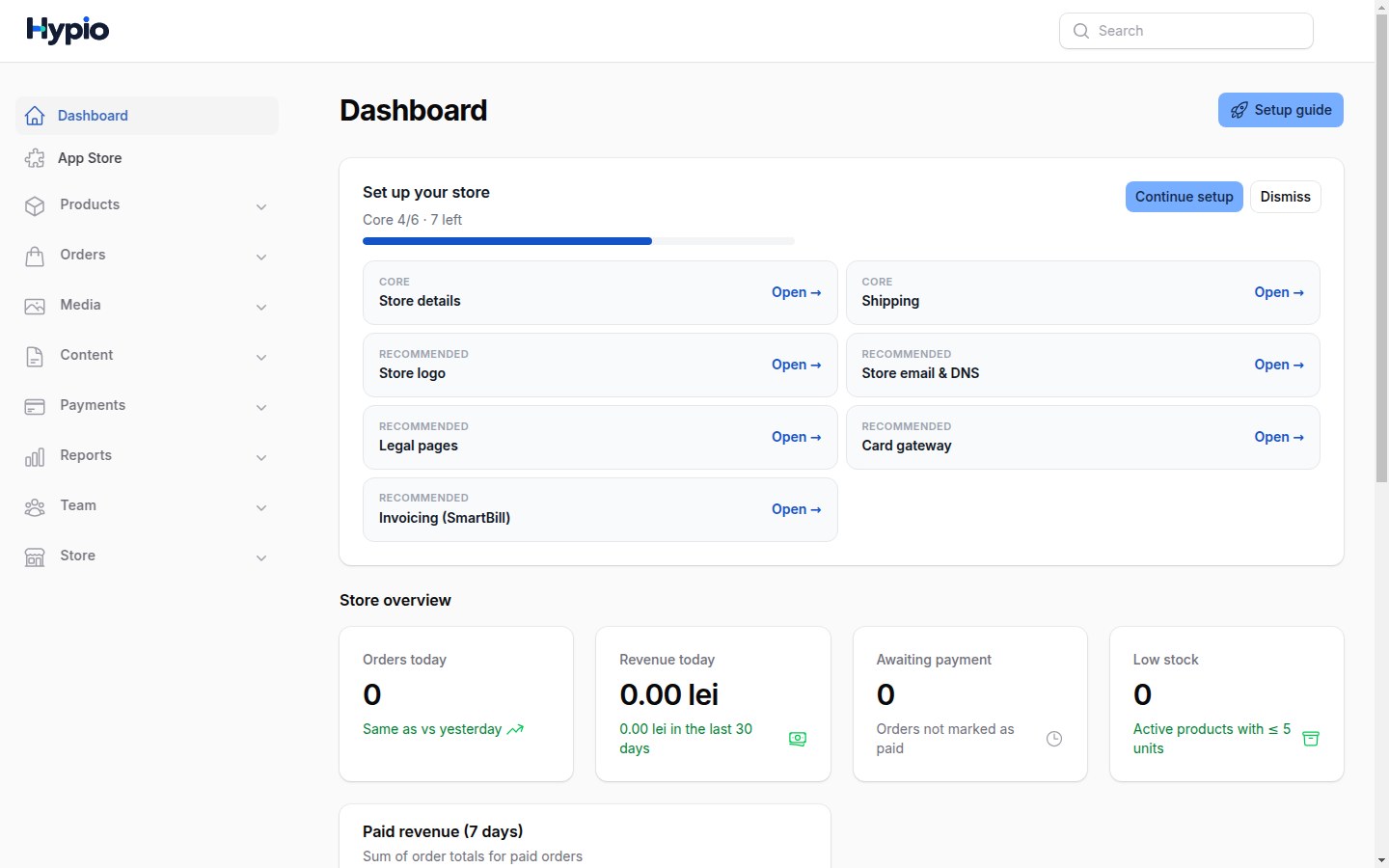Project screen 1