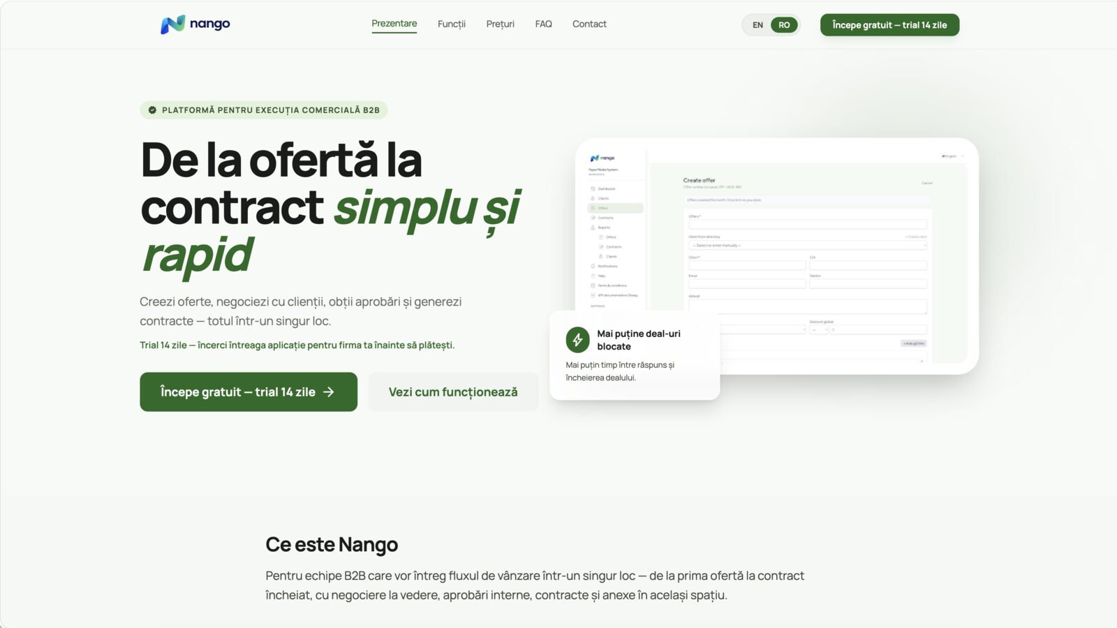 Project screen 1